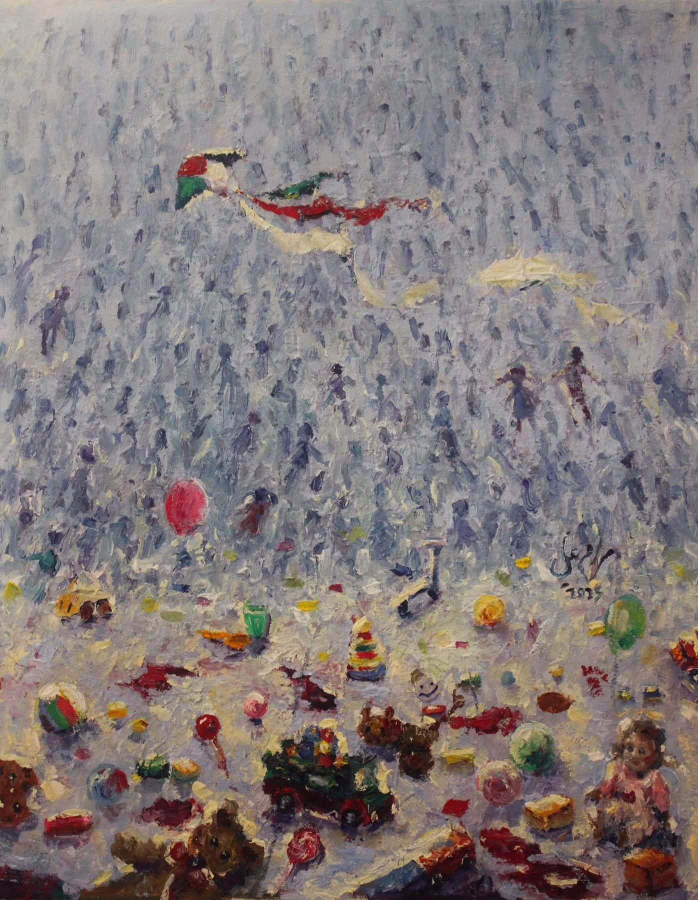 © Maram Ali 2025 The Last Departure Oil on canvas 5243 CM