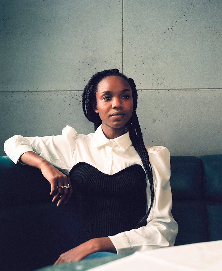 France, Paris, 11 octobre 2021, Portrait de Diary Sow au restaurant l’Eclectic, pour l’article de Mustapha Kessous